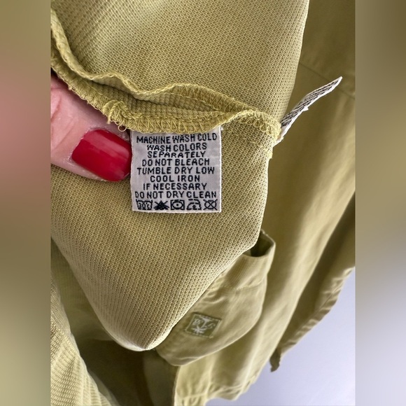 Tommy Bahama Mens Green Button Up SZ XXL 100% Silk Short Sleeve Collared Relaxed - Picture 6 of 9